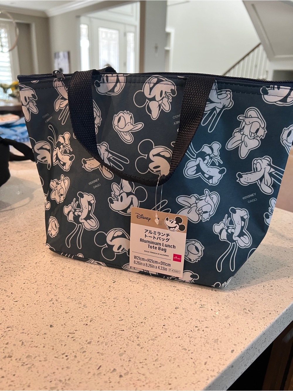 Disney daiso lunch tote bag